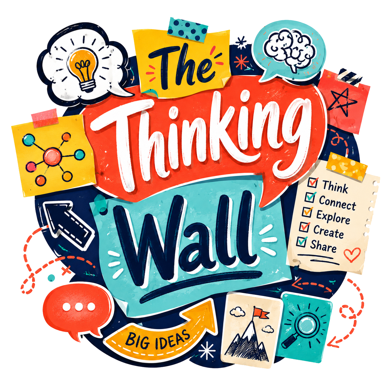 The Thinking Wall logo